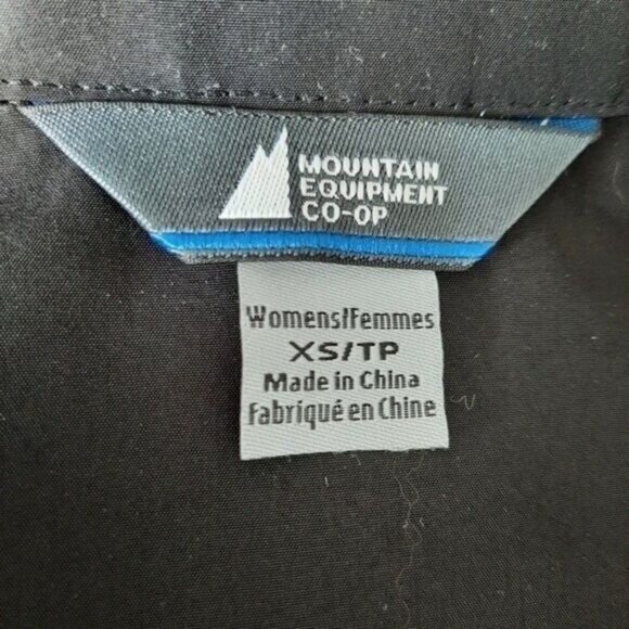 MEC Active Jacket Windbreaker Shell Black Sz XS - Picture 12 of 12